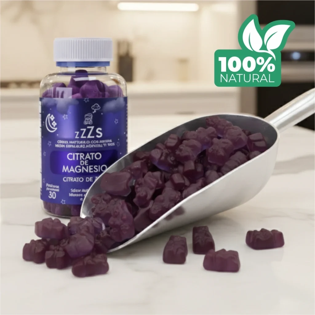 GOMITAS DE CITRATO DE MAGNESIO Y ZINC